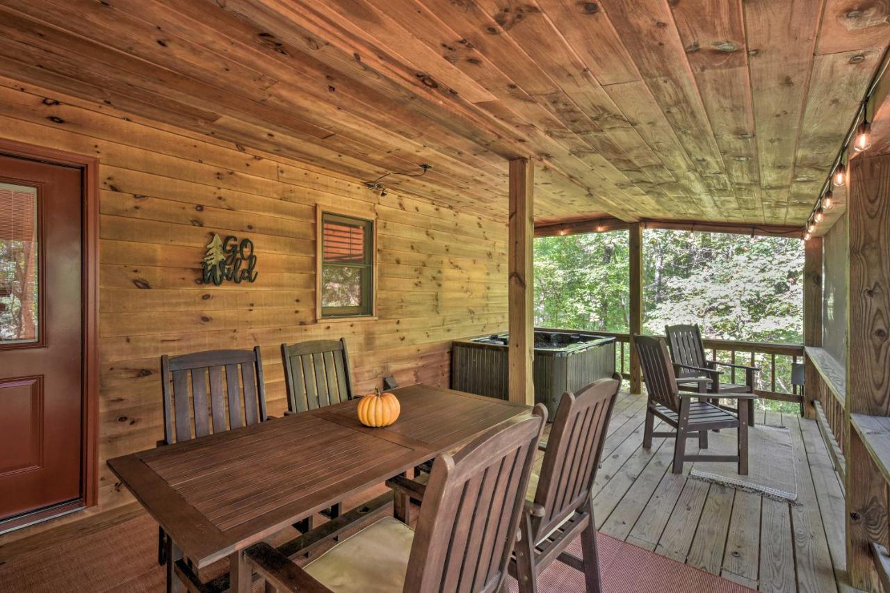 Blue Ridge Cabin Hot Tub, Fire Pit And Grill! Dış mekan fotoğraf
