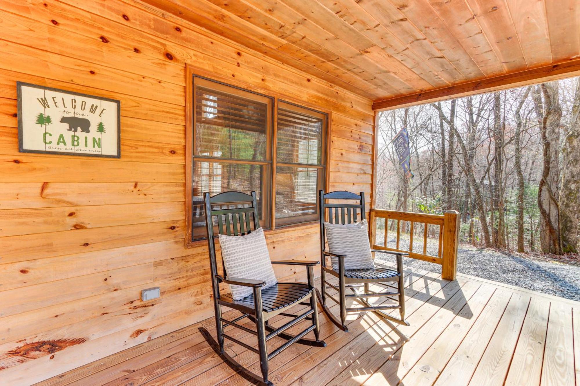 Blue Ridge Cabin Hot Tub, Fire Pit And Grill! Dış mekan fotoğraf